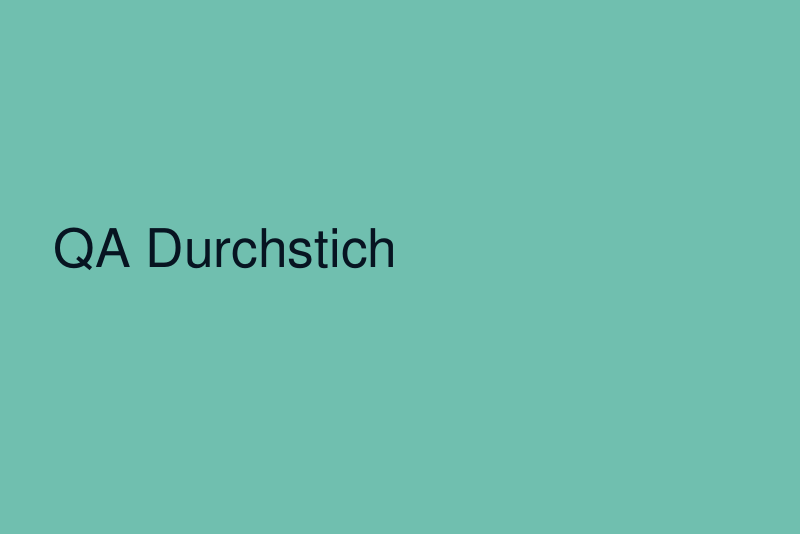 Quirin Durchstich
